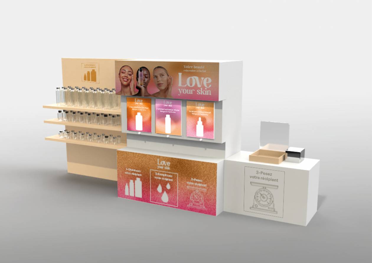 Sephora - machine de remplissage